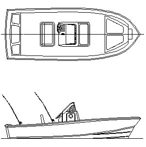 22ft Sport Fisherman drawing 2