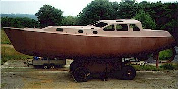 Dix 38 Pilot radius chine steel cruiser