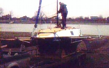 Threefold 6 Plywood trimaran boat plans