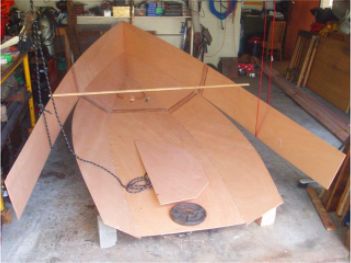 Alan Armstrong of Hout Bay, South Africa, built his Argie 15 from a 