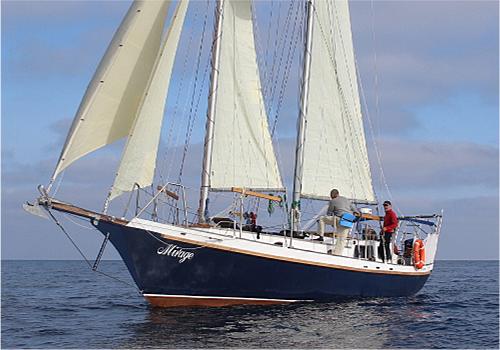 Hout Bay 40 steel gaff schooner