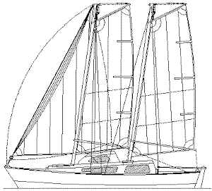 Backpack 38 sail plan
