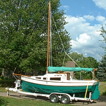 Cape Henry 21 lapstrake plywood boat kits