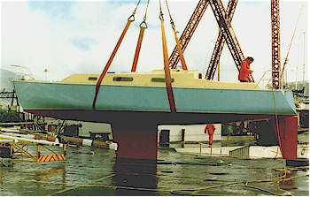 Coquette 39 multi-chine plywood boat plans for amateur builders