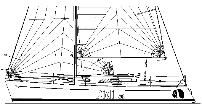 Didi 38 radius chine plywood boat plans