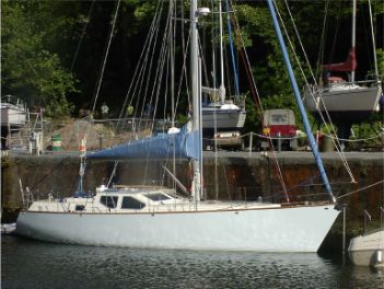 Dix 43 Pilot radius chine steel cruiser