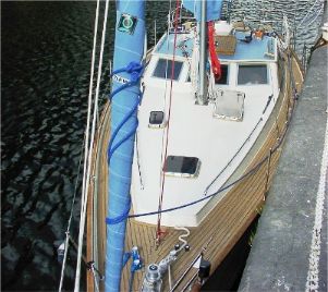 Dix 43 Pilot radius chine steel cruiser