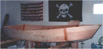 Argie 10 stitch & glue plywood boat plans for amateur boatbuilders