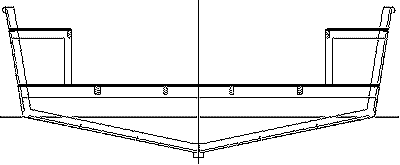 Fishing 20 hull section