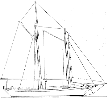 Hout Bay 50 multi-chine steel excursion schooner