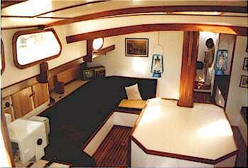 Interior of Hout Bay 50 "Cape Rose"