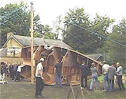 Didi 38 radius chine plywood boat plans for amateur boatbuilders