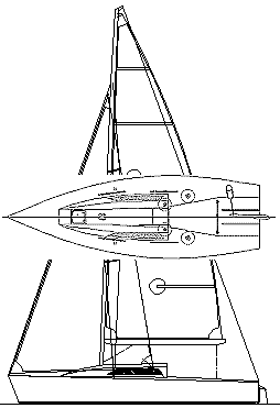 Mount Gay 30 radius chine plywood racer