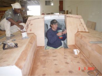 Mini-transat radius chine plywood kits