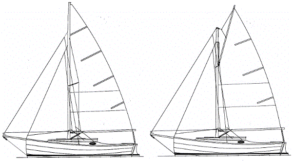 Cape Cutter 19 GRP trailer sailer