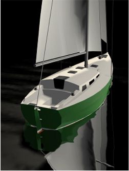 Pratique 35 boat kit rendering