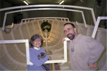 Dix 43 radius chine steel boat plans for amateur boatbuilders