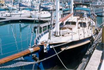 Hout Bay 50 with poop deck and pilothouse