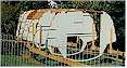 Setting up bulkheads of Didi 38 radius chine plywood boat for amateur boatbuilders