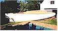 Deck and cabin skin complete of Didi 38 radius chine plywood boat for amateur boatbuilders