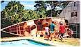 Turning the hull of Didi 38 radius chine plywood boat for amateur boatbuilders