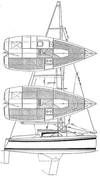 TLC 19 trailer sailer boat plans