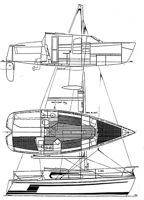 TLC 27 maxi trailer sailer