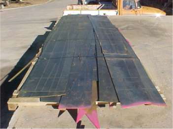  35 kit for steel cruising sailboat - Steel panesl &amp; building cradle