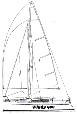 Windy 900 cruiser racer boat plans
