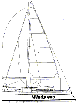 Windy 900 cruiser racer boat plans