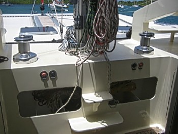 DH550 radius chine plywood catamaran