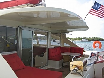 DH550 radius chine plywood catamaran