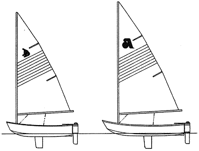 Dixi Dinghy and Argie 10 sailing dinghies