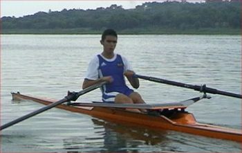 Slade lightweight single racing scull