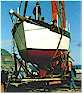 Hout Bay 30 "Anne M", to radius chine steel boat plans