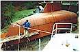 Vickers 45, to radius chine steel boat plans